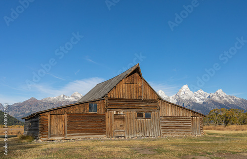 Famous T.A. Moulton Barn Grand Teton National Park Wyoming in Autumn