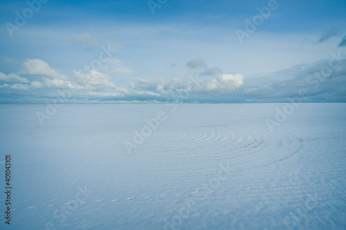 clouds over the sea