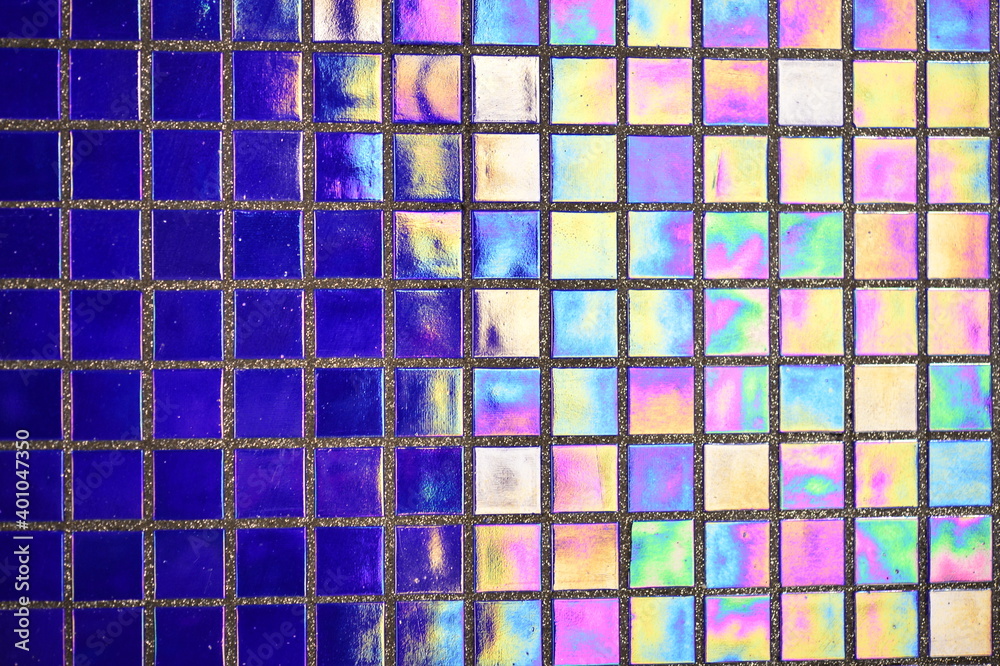 輝く七色のタイル　tile