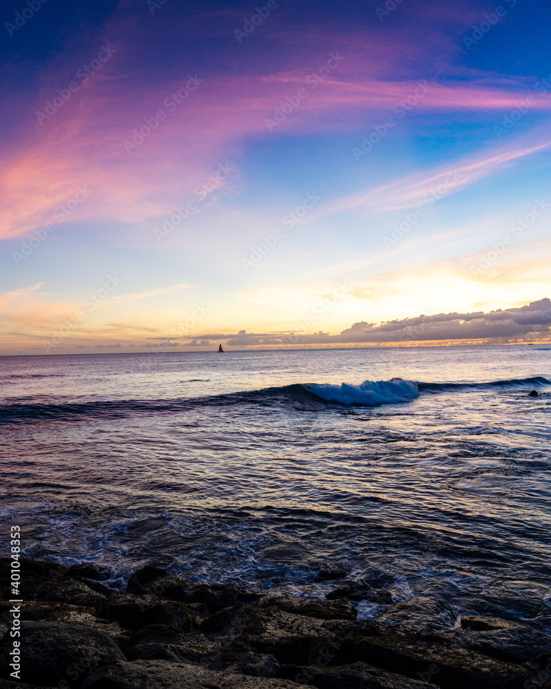 Obraz premium sunset over the sea