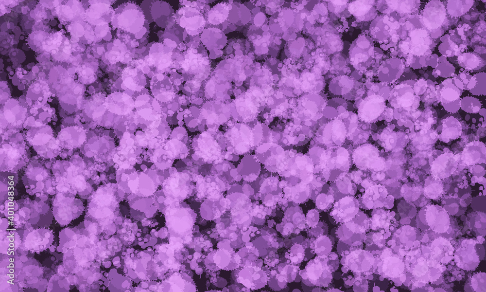  abstract background of spots in purple tones.