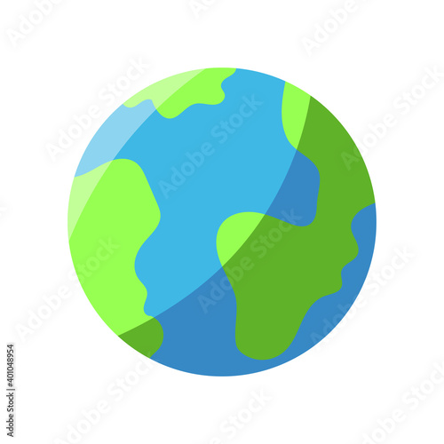 Isolated planet icon. Space object - Vector illustration