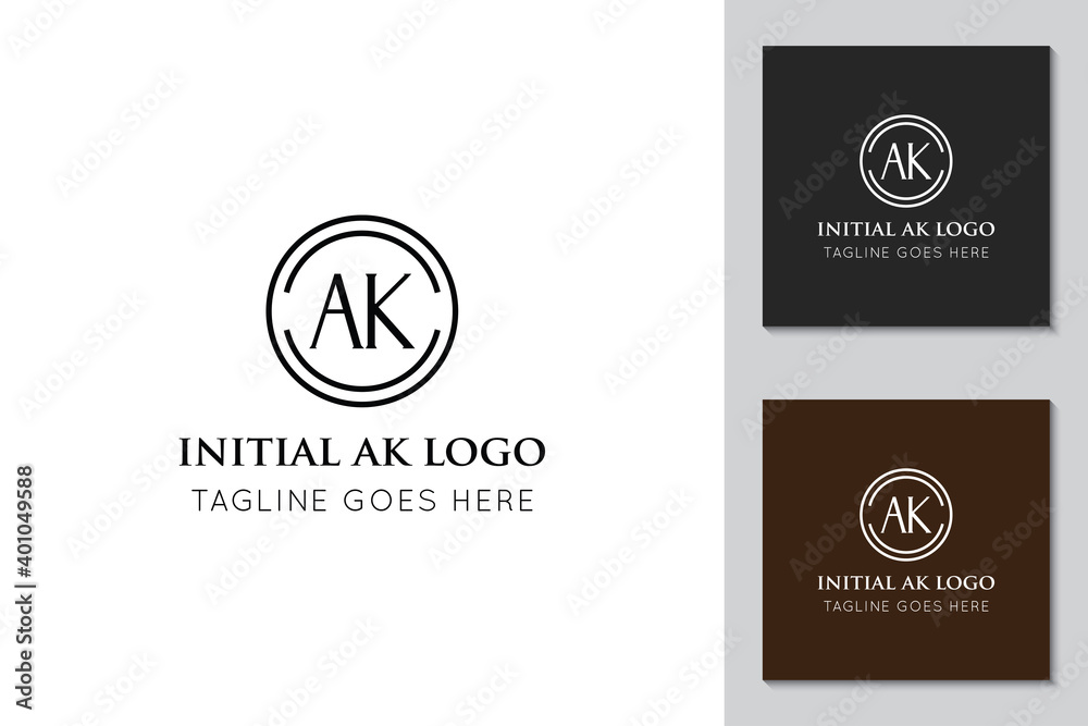 illustration vector graphic initial ak letter logo best for branding and icon illustration vector graphic initial ak letter logo best for branding and icon