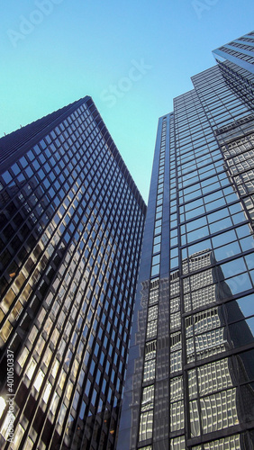 Glass skyscraper downtown Toronto, Canada