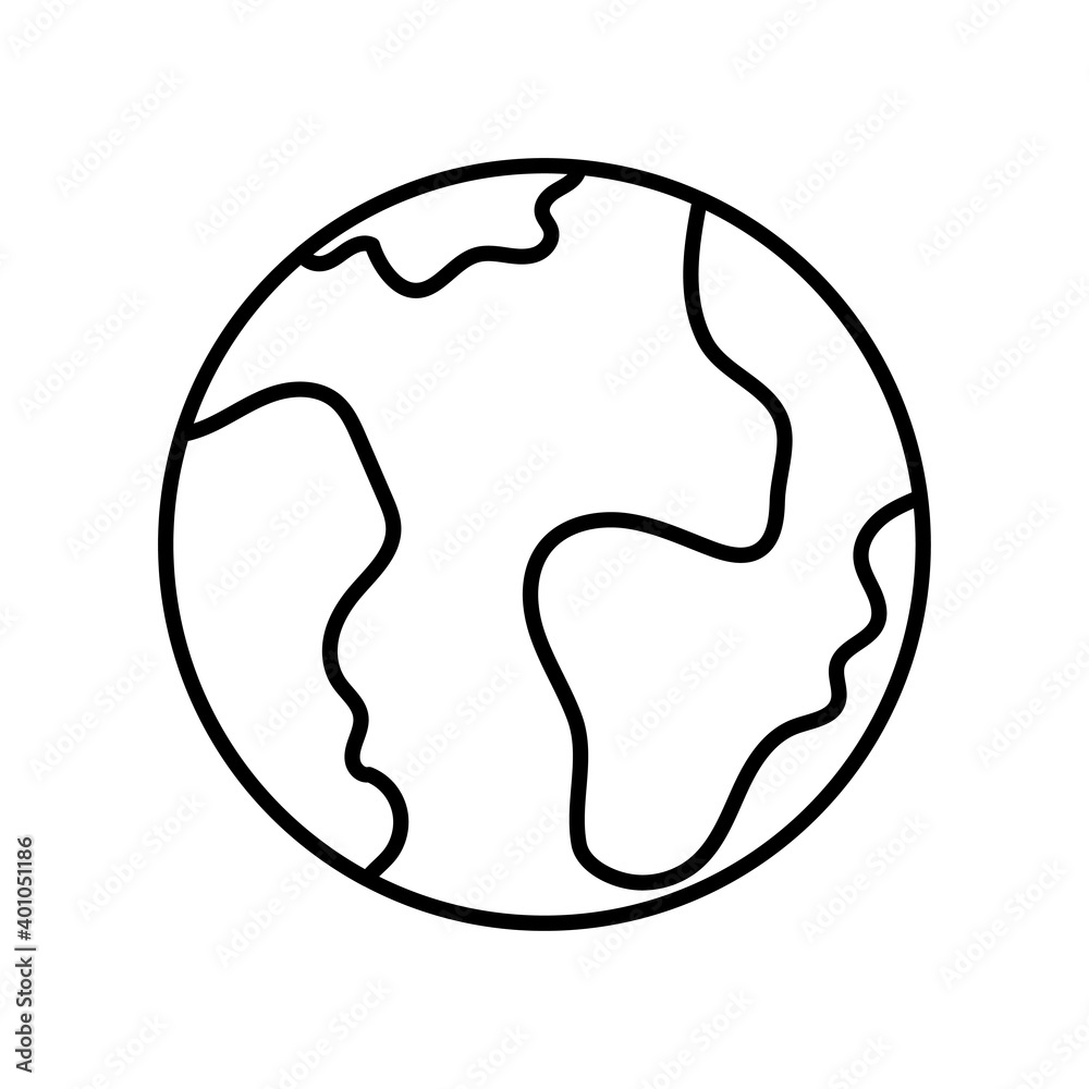 Isolated planet icon. Space object - Vector illustration Isolated planet icon. Space object - Vector illustration