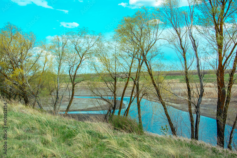 drying up lake