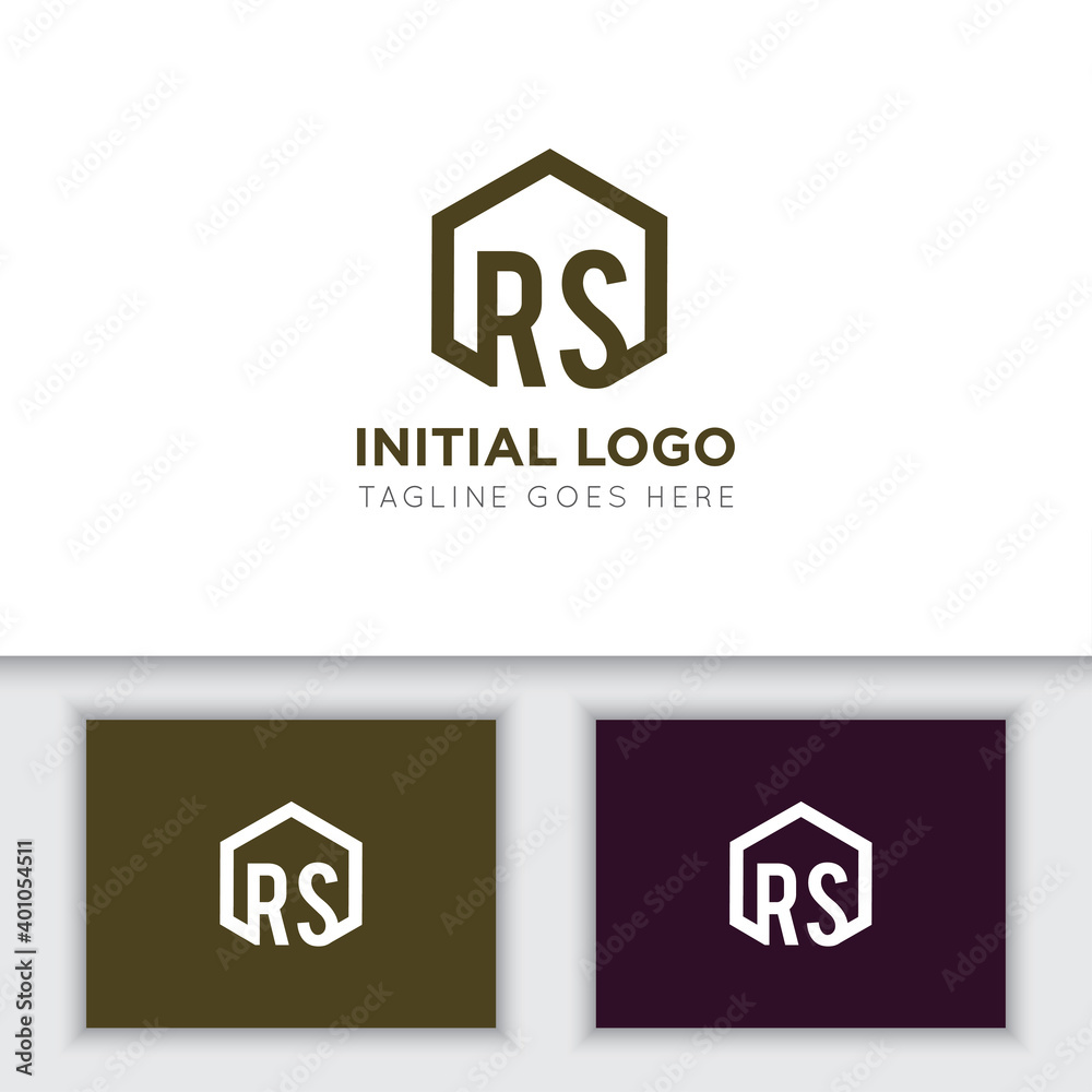 illustration vector graphic initial rs letter logo best for branding and icon illustration vector graphic initial rs letter logo best for branding and icon
