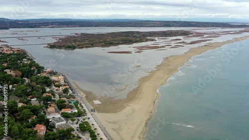 Survol de Port-Leucate, du Barcarès et la Franqui photo