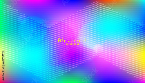 Abstract colorful background, Triangle, special effects, Vector illustration.