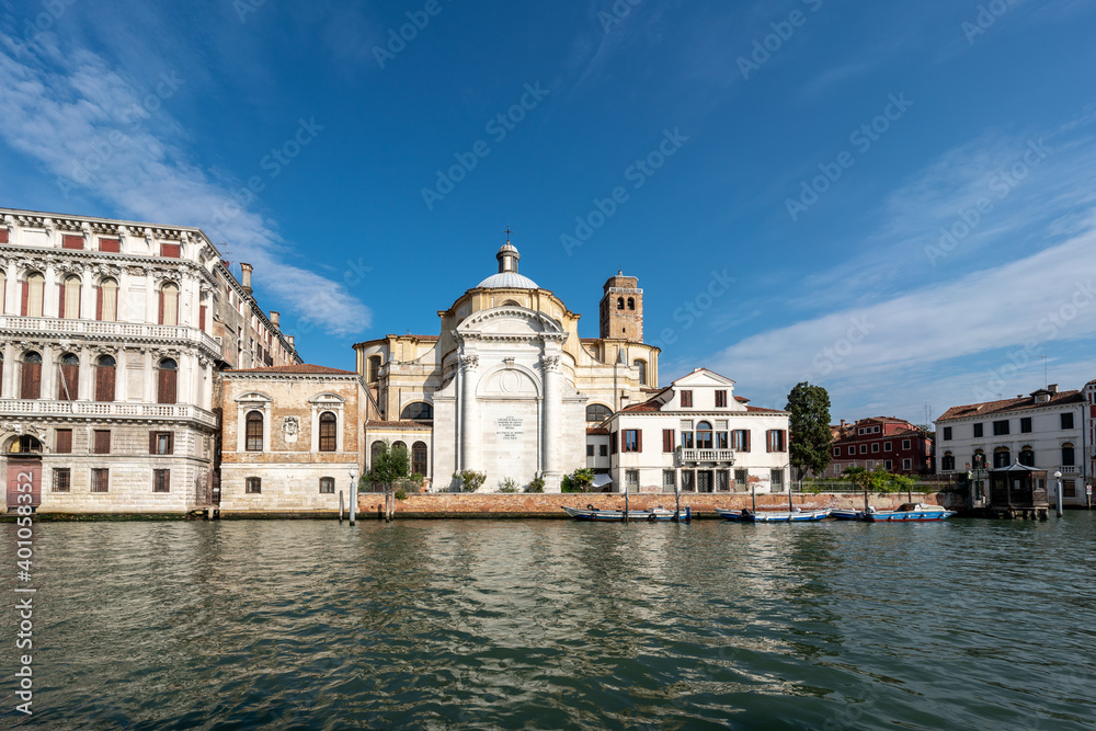 Canal Grande, Venedig, Blick auf die Kirche S. Geremia