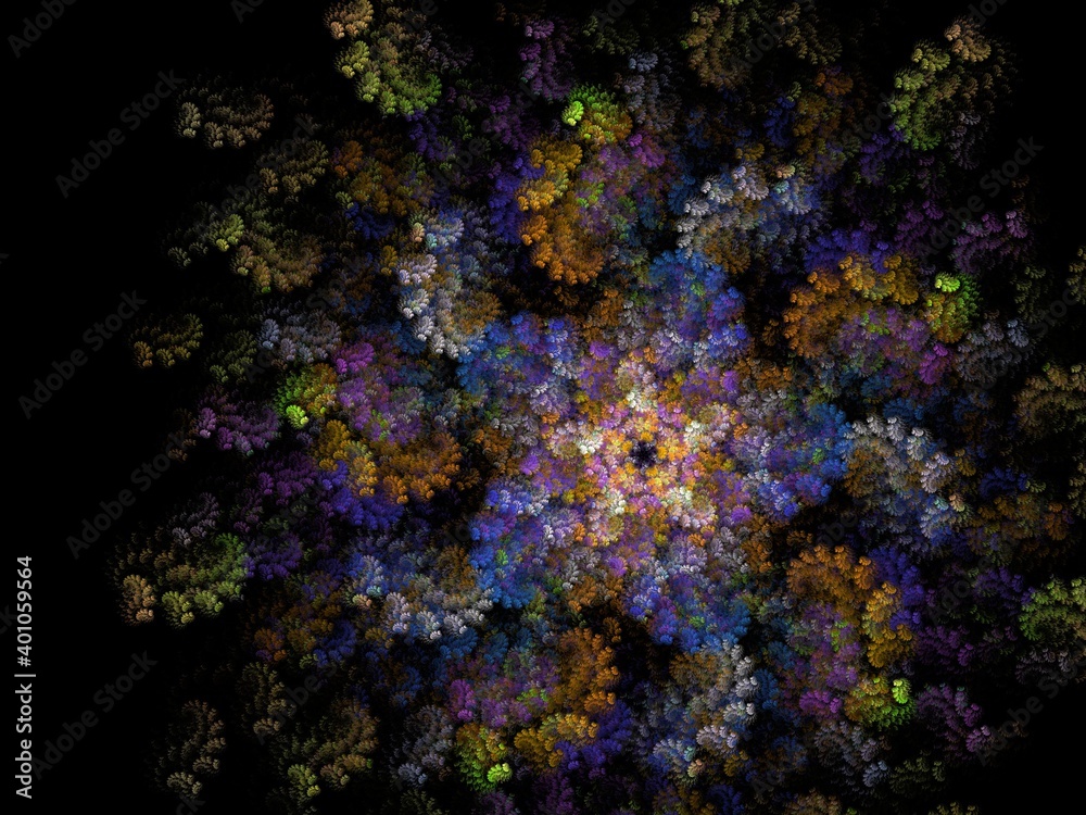Obraz premium Imaginatory fractal background Image