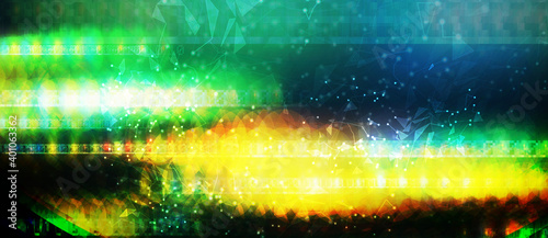 Quantum processing. Deep learning artificial intelligence. Future new technology  for business or science presentation