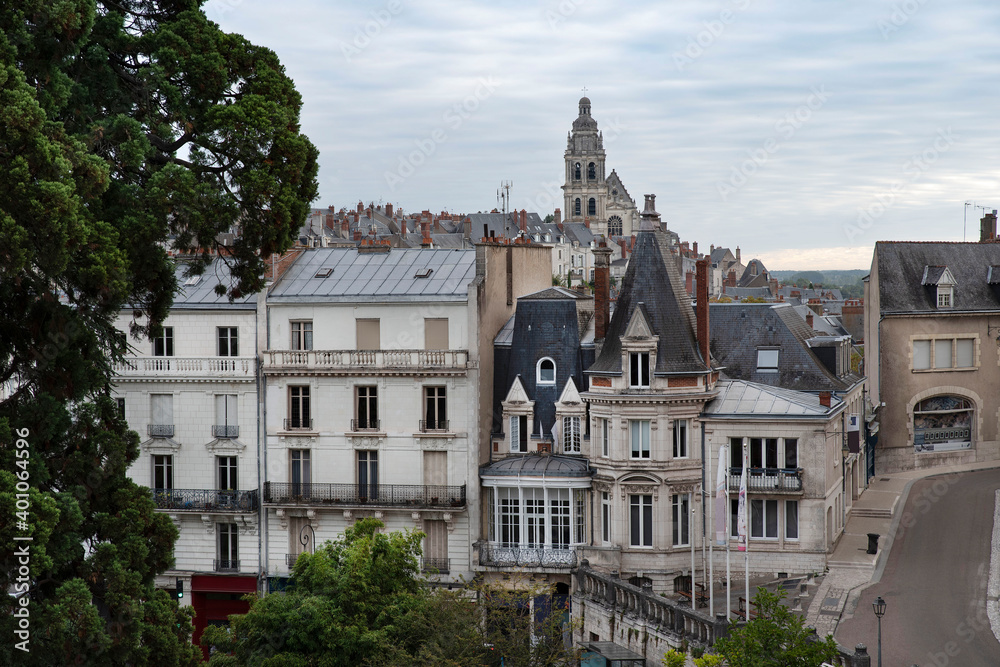 Architecture of the city of Blois in France