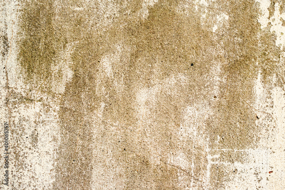 Fototapeta premium Texture of a concrete wall with cracks and scratches which can be used as a background
