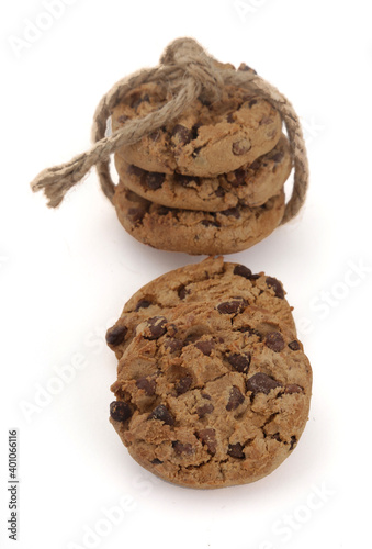 typical american chocolate cookies biscuits