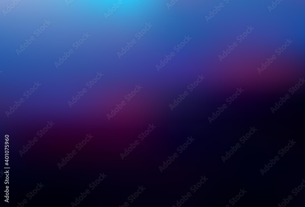 Fototapeta premium Dark Pink, Blue vector glossy abstract background.
