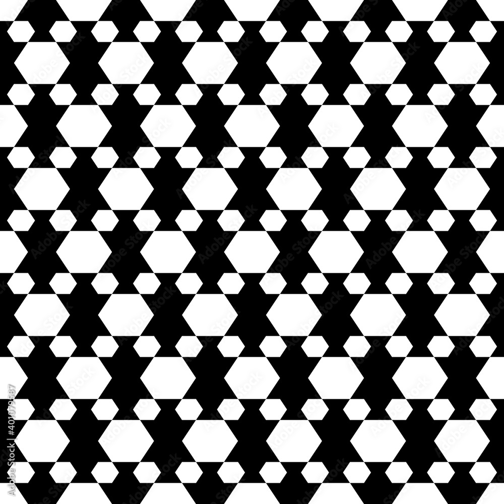 Seamless vector. Hexagons background. Figures ornament. Simple shapes wallpaper. Geometric image. Digital paper, textile print, abstract backdrop. Polygons pattern Seamless vector. Hexagons background. Figures ornament. Simple shapes wallpaper. Geometric image. Digital paper, textile print, abstract backdrop. Polygons pattern