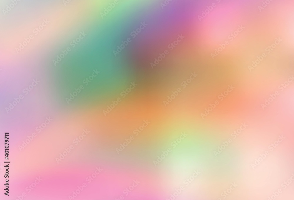 Light Pink, Yellow vector blurred shine abstract background.