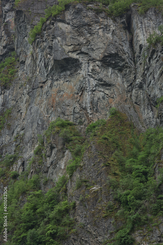 Troll Face on a Cliff of the Geirangerfjord, More og Romsdal, Norway