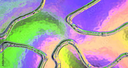 Abstraction wavy art background design
