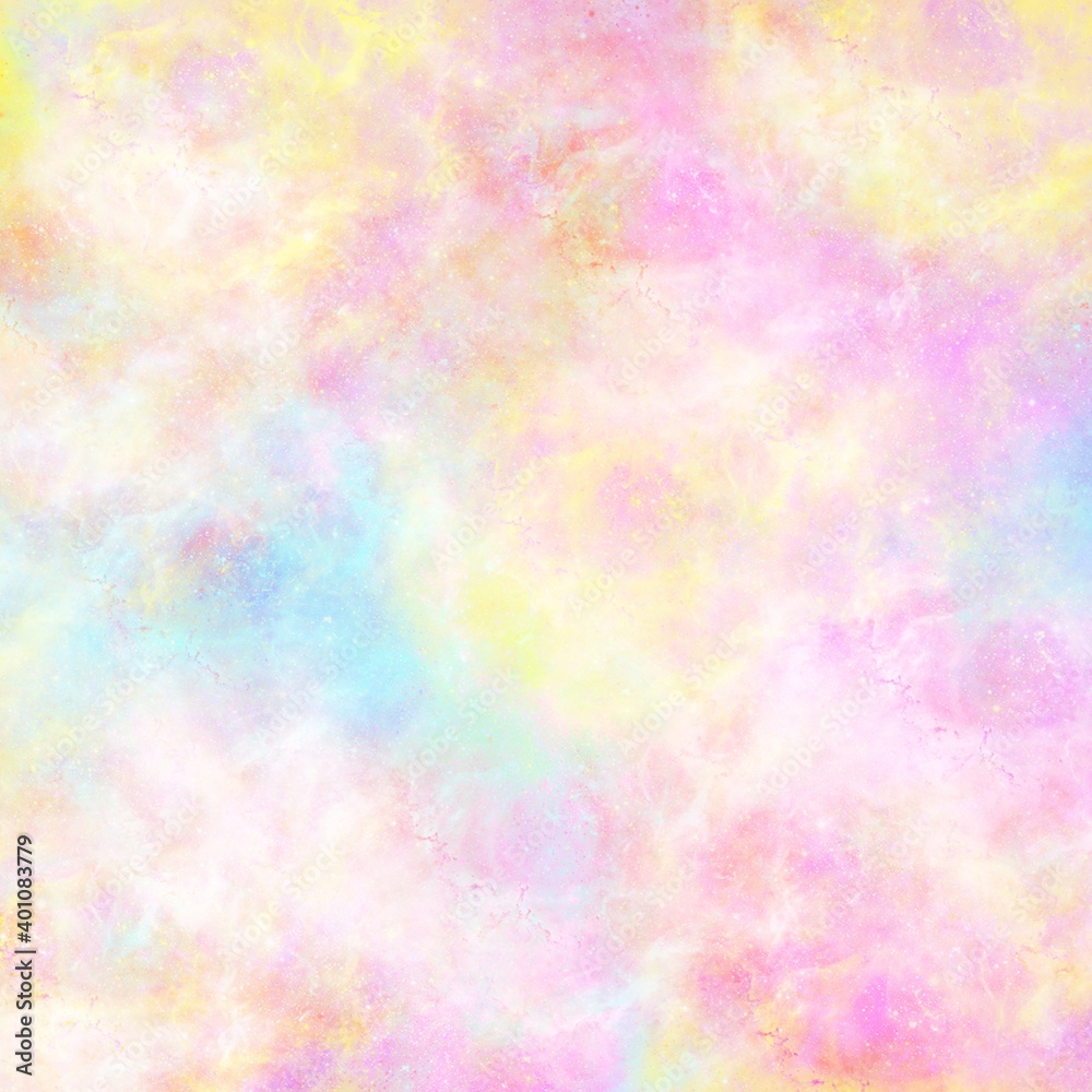 Background texture pastel woman fashion illustration. Abstract backgrounds yellow pink purple blue color. Looks like sky rainbow. Gradient card for wallpaper, print, poster textile. Texture for design