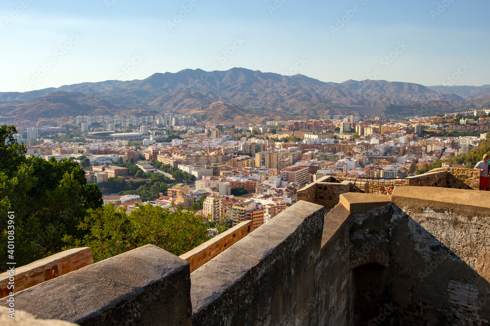 Malaga from Alcazaba
