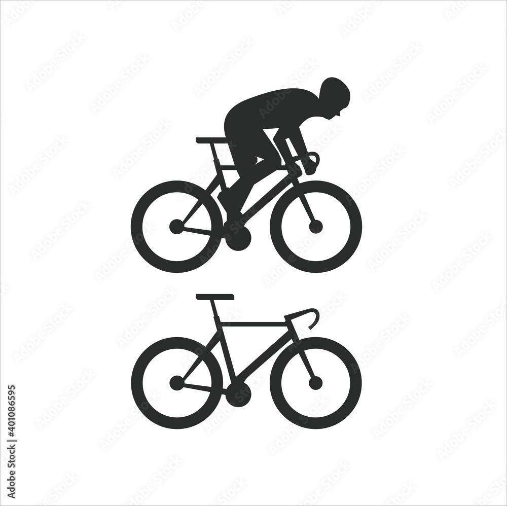Obraz premium road bike icon collestions.
