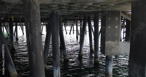 Wallpaper Mural Ocean Pier Pilings In Water Torontodigital.ca