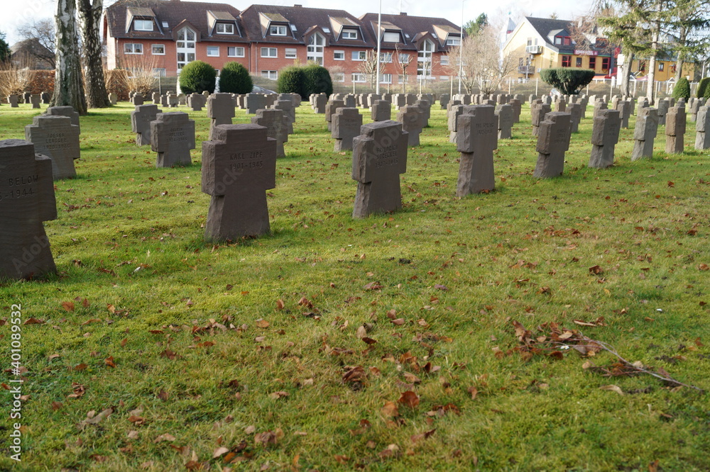 Naklejka premium Soldatenfriedhof Euskirchen