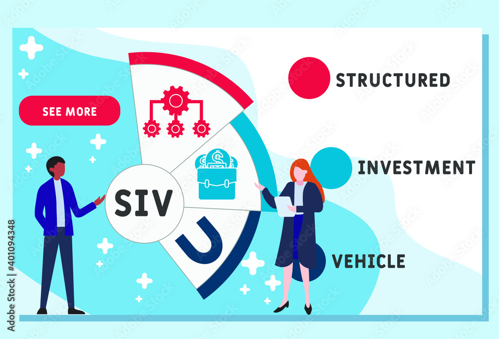 Vector website design template . SIV - structured investment vehicle acronym. business concept background. illustration for website banner, marketing materials, business presentation, online Vector website design template . SIV - structured investment vehicle acronym. business concept background. illustration for website banner, marketing materials, business presentation, online