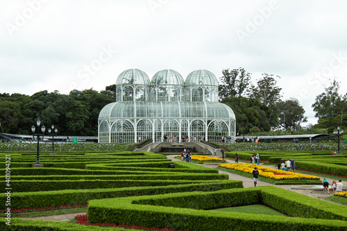 Botanical Garden of Curitiba. Traditional tourist spot in Curitiba, Paraná, Brazil