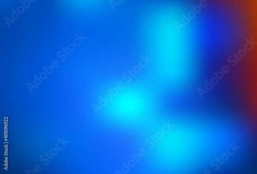 Light Blue, Red vector blurred background.