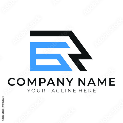 Free Download Amazing professional elegant trendy awesome black and blue GR RG based on the initial based Alphabet icon logo. - GFXLoad
