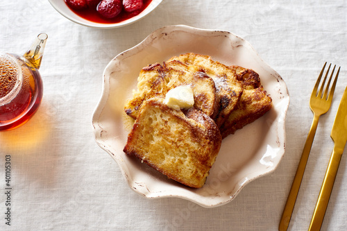 Baked french toast photo