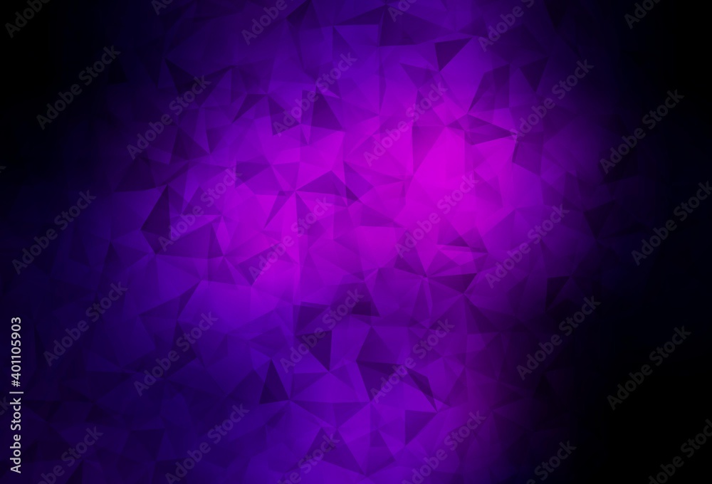 Dark Purple vector low poly texture. Dark Purple vector low poly texture.