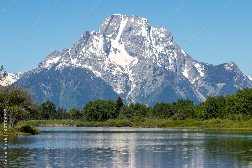 Grand Tetons View from Jenny Lake, Wyoming National Park
