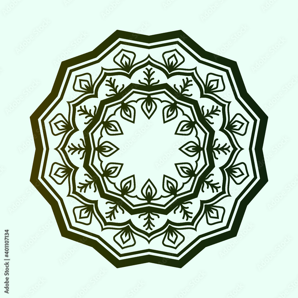 lace pattern abstract spiritual round decorative design. circular decoration. simple mandala for web or print element