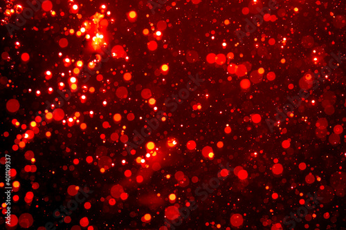 Abstract red bokeh