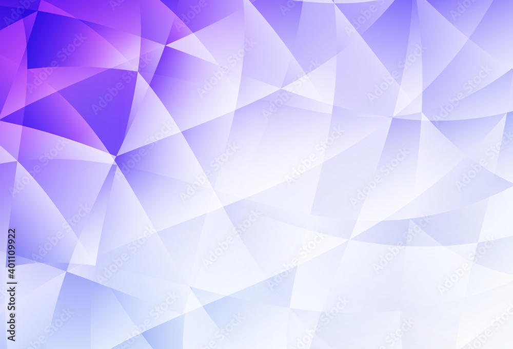 Light Purple vector polygon abstract layout. Light Purple vector polygon abstract layout.