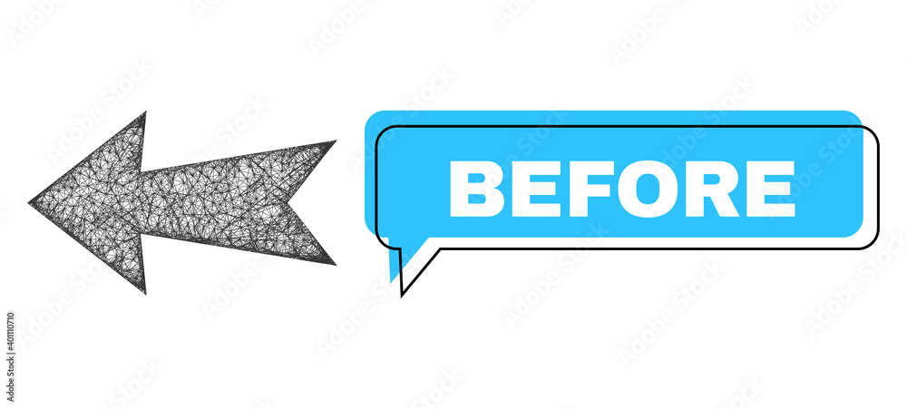 Speech Before blue cloud frame and wire frame arrow left. Frame and colored area are misplaced to Before caption, which is located inside blue colored cloud. Vector quote caption inside forum contour. Speech Before blue cloud frame and wire frame arrow left. Frame and colored area are misplaced to Before caption, which is located inside blue colored cloud. Vector quote caption inside forum contour.