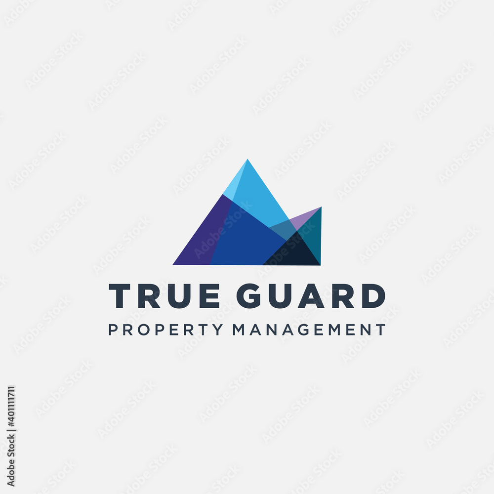 Mountain logo design template elements Mountain logo design template elements