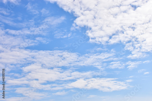 Fototapeta Naklejka Na Ścianę i Meble -  Beautiful blue sky with cloud background