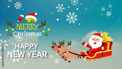 Beautiful and cool animated Christmas greetings