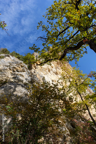 The mountainous area is an area for recreation and travel on a Sunny summer day.