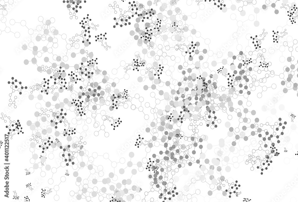 Light Gray vector texture with artificial intelligence concept. Light Gray vector texture with artificial intelligence concept.
