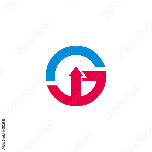 letter g motion arrow up geometric colorful logo vector Free Download letter g motion arrow up geometric colorful logo vector - GFXLoad
