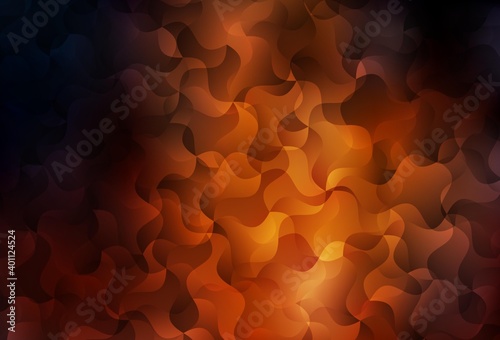 Dark Red vector backdrop with bent lines.