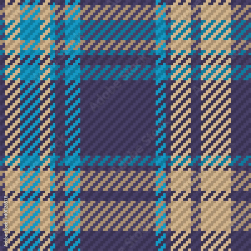 Plaid tartan seamless pattern in vector for shirt printing, jacquard patterns, textiles