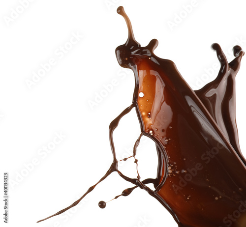 Rich chocolate splash and d...