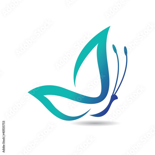 Beauty butterfly logo images